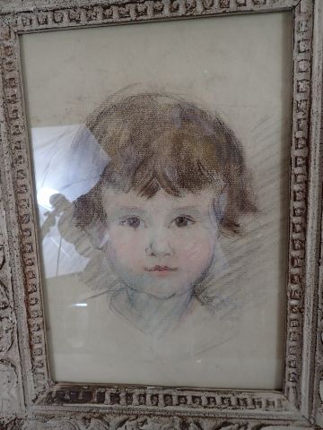 Ecole du XXe siècle. Portrait de jeune enfant....