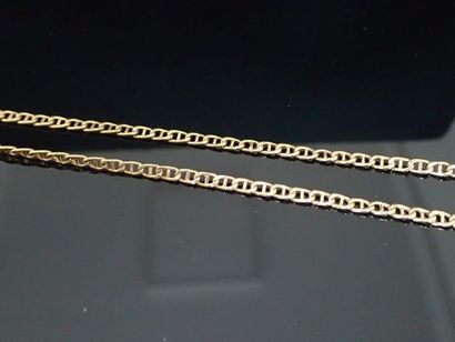 Grande chaine en or jaune, maille chaine...