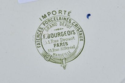 Emile BOURGEOIS Paris, Important service...