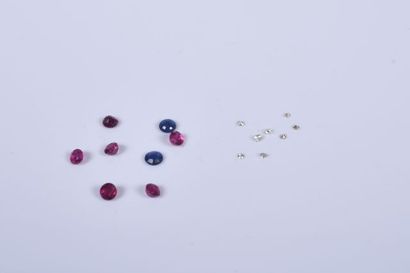 Lot de petits diamants de taille ancienne,...