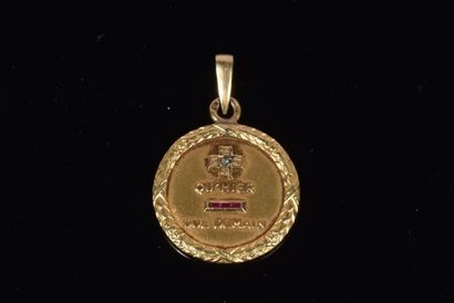 A.AUGIS. Médaille dite « médaille d’amour...