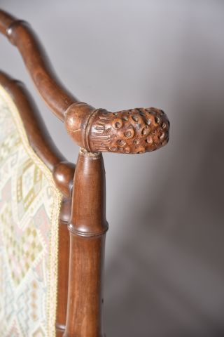 Banquette de billard de bambou avec repose-pieds...