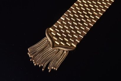 Large bracelet dit “ ceinture” en or jaune...