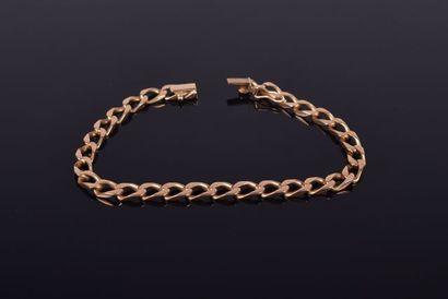 Bracelet maille gourmette en or jaune ( 750...