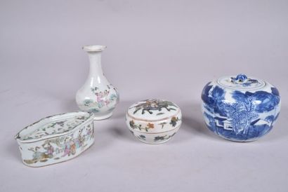 Chine, XIXe et XXe siècle

Lot de quatre...