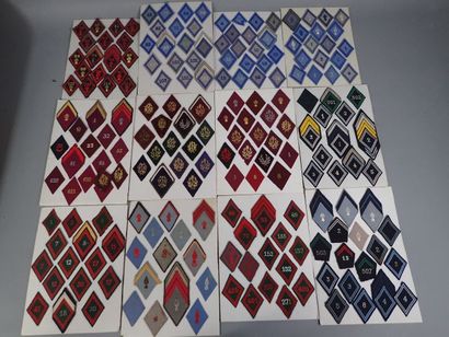 Collection de losanges de bras modèle 45,...