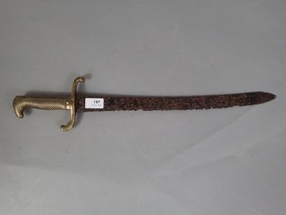 Sabre d’infanterie prussien à poignée en...