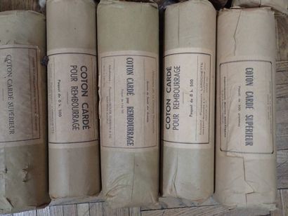 Lot de paquets de coton cardé pour rembourrage...