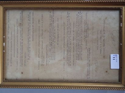 Lot : Copie des Citations du sergent LANDAIS...