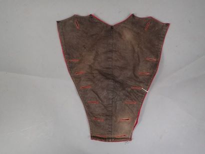 Plastron d’un uniforme de cavalerie en drap...