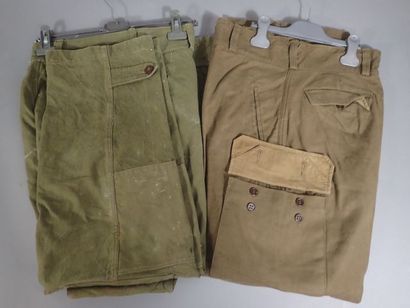 Lot d’uniformes français : Veste TAP 47-56...