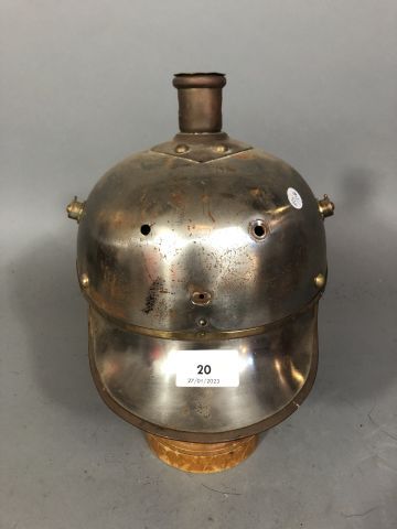 Coque de casque de troupe de cuirassier Allemand,...