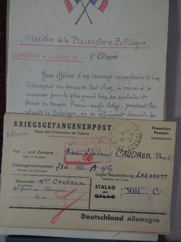 Ensemble de documents sur la captivité du...