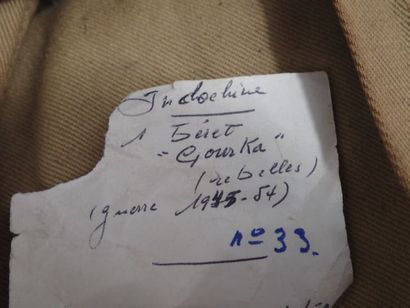 Lot Commando Nord Viêt-Nam / Vietminh : Gilet...