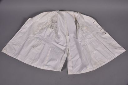 Veste saharienne blanche vers 1950 d'adjudant...