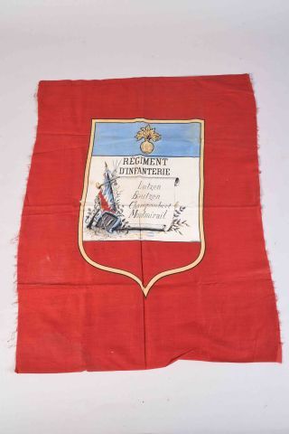 142e Régiment d’infanterie, tissu imprimé...