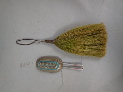 Un plumet et un Feldzeichen de shako allemand....