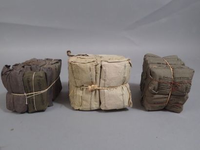 3 paquets de 10 pansements individuels allemands...