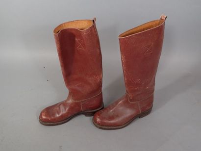 Lot de chaussures et bottes : 2 paires de...