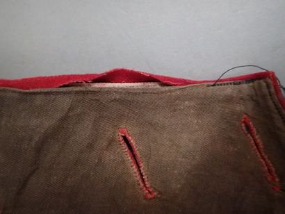 Plastron d’un uniforme de cavalerie en drap...