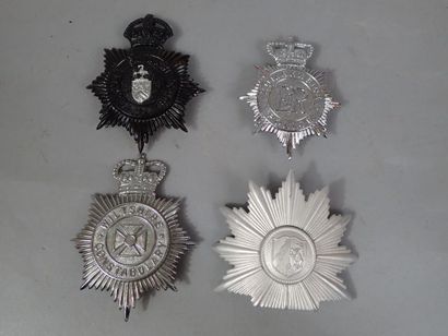 3 gros insignes de la police anglaise pour...