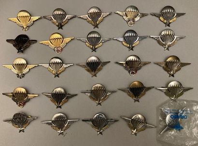 Lot de 25 brevets para, dont moniteur et...