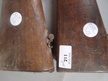 Deux fusils type Chassepot de fabrication...