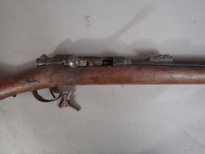 Carabine Gras scolaire. Crosse en bois marqué...