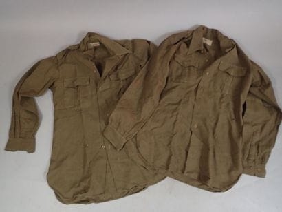 France- Lot d’uniformes : Vareuse de capitaine...