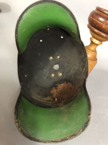 Coque de casque de troupe de cuirassier Allemand,...