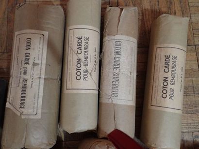 Lot de paquets de coton cardé pour rembourrage...
