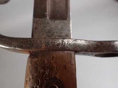 Baïonnette belge modèle 1889 pour l’infanterie....