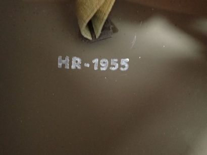 Fr- lot de 9 casques lourds modèle 51. différents...