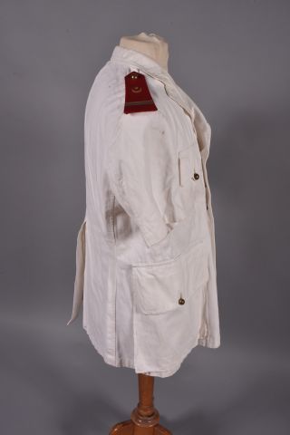 Veste saharienne blanche vers 1950 d'adjudant...