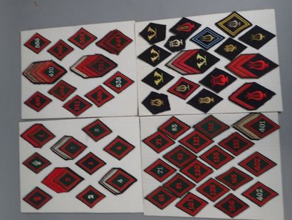Collection de losanges de bras modèle 45,...