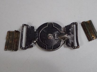 Boucle de ceinture du Welch régiment en métal...