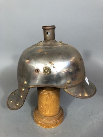 Coque de casque de troupe de cuirassier Allemand,...