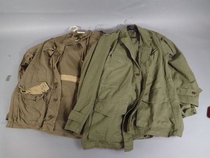Lot d’uniformes français : Veste TAP 47-56...