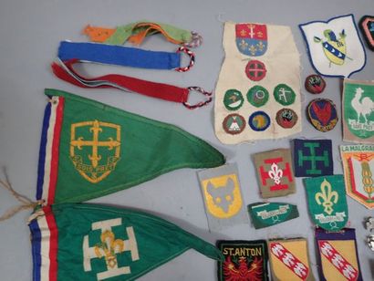 Scout de France. Important lot d’insignes...