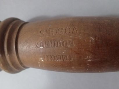 Pied pour miroir aux alouettes en bois avec...