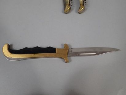 Ensemble de couteaux pliants dont OPINEL...