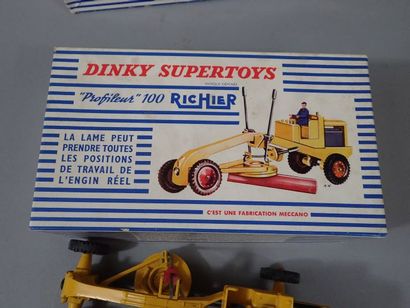 *DINKY TOYS France , 3 engins de chantier...