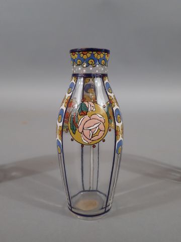 SEVRES, garniture de toilette en cristal...