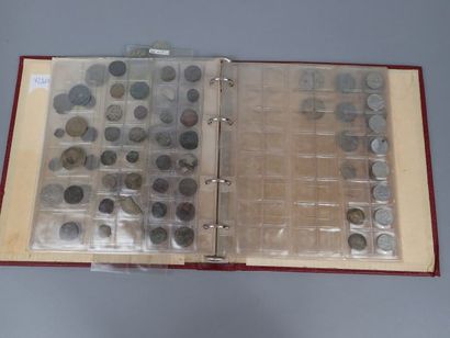 Classeur numismatique comprenant des pièces...