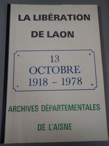 Lot de 6 ouvrages sur la ville de Laon et...