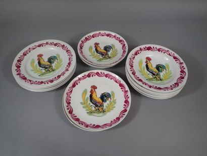 HARREAU Limoges. Partie de service de table...