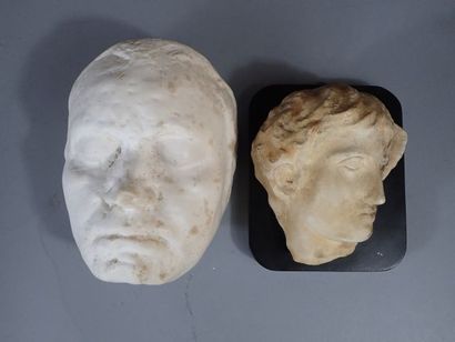 ATELIERS DE MOULAGE-MUSEE DU LOUVRE. Tête...