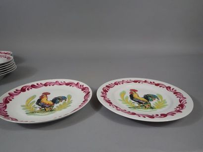 HARREAU Limoges. Partie de service de table...