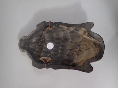 Tête de Shiva en bois sculpté, XXe siècle...