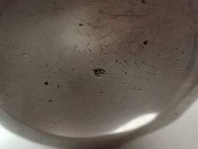 Ensemble de baptême en argent comprenant...